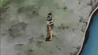 Wild Blonde Hentai Hard Gangbang in the Cave, Anime Style