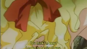 Wild Blonde Hentai Hard Gangbang in the Cave, Anime Style