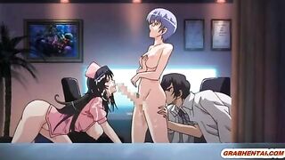 Hentai Nurse Shemale Threesome Fuck, Anime Nurses