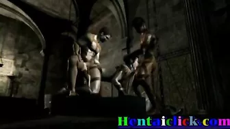 Hentai Muscle Hunk Gangbang - Anime Gay Toon Sex