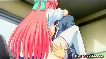 Schoolgirl Hentai Titty And Wet Pussy Fucking, Anime,  Schoolgirl