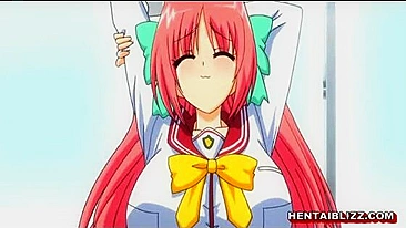 Schoolgirl Hentai Titty And Wet Pussy Fucking, Anime,  Schoolgirl