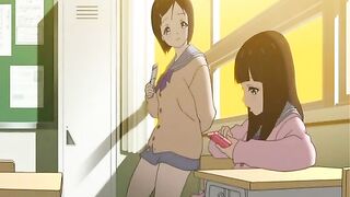 Hentai Schoolgirls' Cocksucking Group Sex in Anime