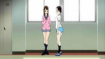 Hentai Schoolgirls' Cocksucking Group Sex in Anime