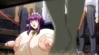 Hentai Porn Video - Shemale with Huge Melon Boobs Gets Ringed in Big Cock and Sucked - Anime, Shemale.