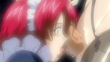 Hentai Porn Video - Shemale with Huge Melon Boobs Gets Ringed in Big Cock and Sucked - Anime, Shemale.