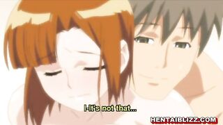 Hentai Virgin Cutie with Big Boobs Gets Hard Poked