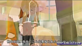 Coed Doggy Style Fuck and Tittyfuck with Big Tits Anime