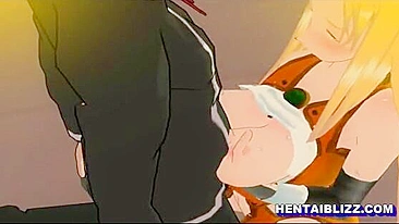 Coed Doggy Style Fuck and Tittyfuck with Big Tits Anime