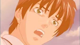 Hentai Blonde Fills Dick in Ass and Wet Pussy, Anime-style