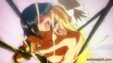 Hentai Girl Caught By Tentacles And Hot Shemale Anime Poked