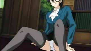 Coed Gets Anal Fingered in Hentai Anime