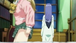 Coed Gets Anal Fingered in Hentai Anime