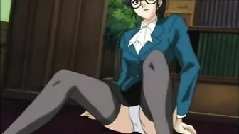 Coed Gets Anal Fingered in Hentai Anime