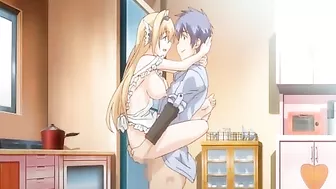 Hentai Gets Squeezed Her Big Boobs and Hard poked