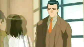 Chained Hentai With Big Boobs Sucking Her Master Cock and Swallowing Cum