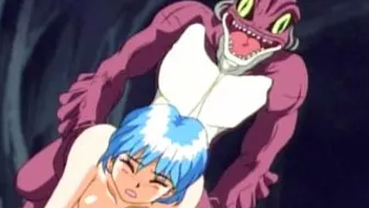 Hentai Porn Video - Two Anime Girls Groupfucked by Monsters