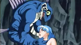 Hentai Porn Video - Two Anime Girls Groupfucked by Monsters