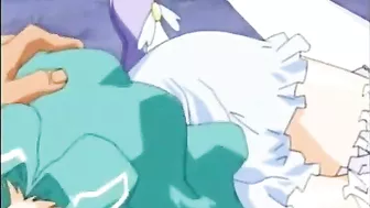 Busty Hentai Schoolgirl Hard Doggystyle Poked