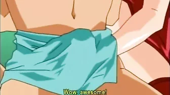 Busty Hentai Schoolgirl Hard Doggystyle Poked