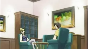 Roped Hentai Cutie With Muzzle Gets Dildoed ass and pussy, anime, bondage