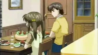 Roped Hentai Cutie With Muzzle Gets Dildoed ass and pussy, anime, bondage