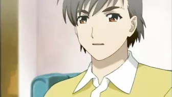 Roped Hentai Cutie With Muzzle Gets Dildoed ass and pussy, anime, bondage