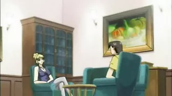 Roped Hentai Cutie With Muzzle Gets Dildoed ass and pussy, anime, bondage