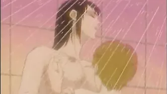 Big Boobs Hentai Lesbians in the Bathroom - Steamy Anime Action