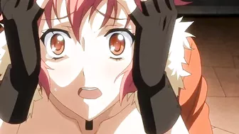 Chained Hentai with Big Tits Gets Tight Wet Pussy Hard Poked - Anime, Rope Bound Sex with Large Breasts