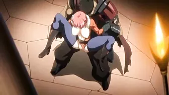 Chained Hentai with Big Tits Gets Tight Wet Pussy Hard Poked - Anime, Rope Bound Sex with Large Breasts