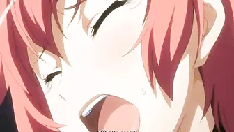 Chained Hentai with Big Tits Gets Tight Wet Pussy Hard Poked - Anime, Rope Bound Sex with Large Breasts