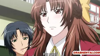 Busty Hentai Coed Fingering and Hot Poking Wet Pussy - Anime, Busty, Hentai, Coed, Fingering, Pokin