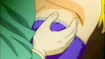 Blonde Hentai Gets Licked Her Tits and Pussy - Watch now!