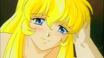 Blonde Hentai Gets Licked Her Tits and Pussy - Watch now!