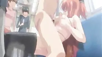 Hentai Cutie Titty Fucking And Cumshoting In The Train