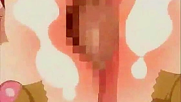 Hentai Cutie Titty Fucking And Cumshoting In The Train