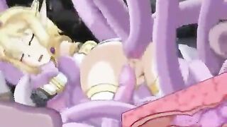 Cute Hentai Caught And Hard Drilled Tentacles - Anime, Cute, Hentai, Caught, Hard