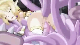 Cute Hentai Caught And Hard Drilled Tentacles - Anime, Cute, Hentai, Caught, Hard