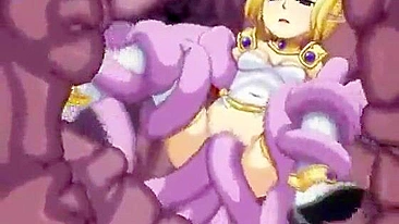 Cute Hentai Caught And Hard Drilled Tentacles - Anime, Cute, Hentai, Caught, Hard