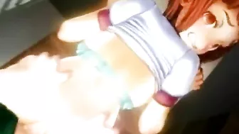 Hardcore Bareback Fucking of Busty Anime Shemale in Hentai Porn