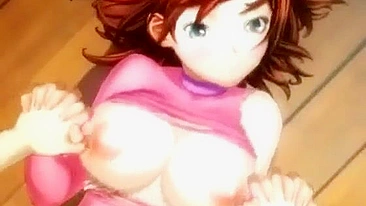 Hardcore Bareback Fucking of Busty Anime Shemale in Hentai Porn
