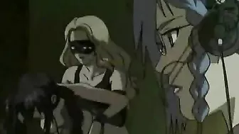 Hard Fucked by Shemale in Chained Bondage Hentai Porn