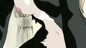 Hard Fucked by Shemale in Chained Bondage Hentai Porn