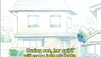 Cute Anime Girl Self-Masturbates while Watching her Friend get Fucked