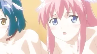 Hentai Maids Foursome Fucking with their Master - Anime Orgy