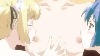 Hentai Maids Foursome Fucking with their Master - Anime Orgy