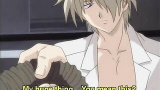 Pinched and Dildoed! Cute Hentai Gets Titty Fucked