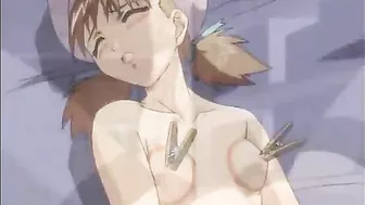 Pinched and Dildoed! Cute Hentai Gets Titty Fucked Pinched and Dildoed! Cute Hentai Gets Titty Fucked