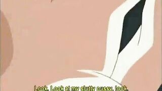 Chained Hentai Slave With Big Boobs Doggystyle Fucked - Anime Bondage Video